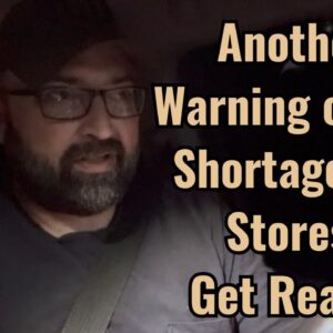 Another Warning on Oil Shortages in Stores. Get Ready!
