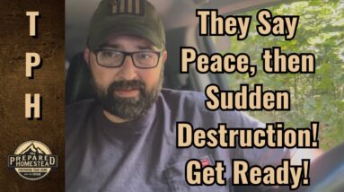 They Say Peace, the Sudden Destruction! Get Ready!
