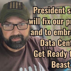 President says, Ai will fix our problems and embrace Data Centers!