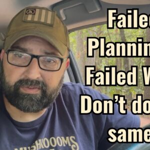 Failed Planning = Failed War! Don’t do the same!